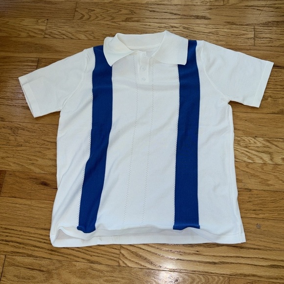 Striped Buttons Polo Shirt Short Sleeve Patchwork Slim
Casual Shirts Tops new - Picture 5 of 5